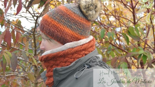 Snood couleur d'automne
