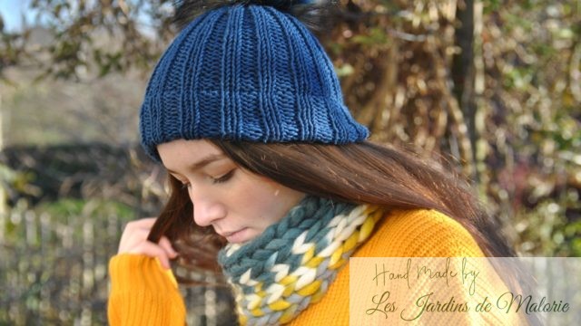 Bonnet bleu Petrol