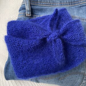 Foulard Sophie bleu électrique