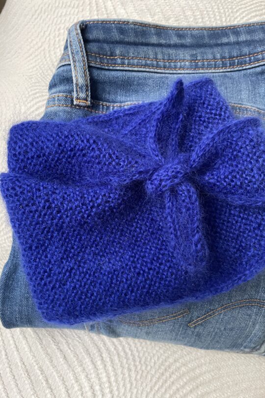 Foulard Sophie bleu électrique