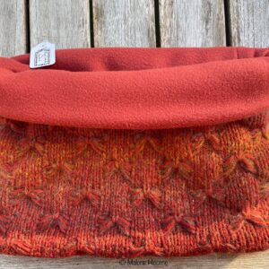 Snood papillons orangé